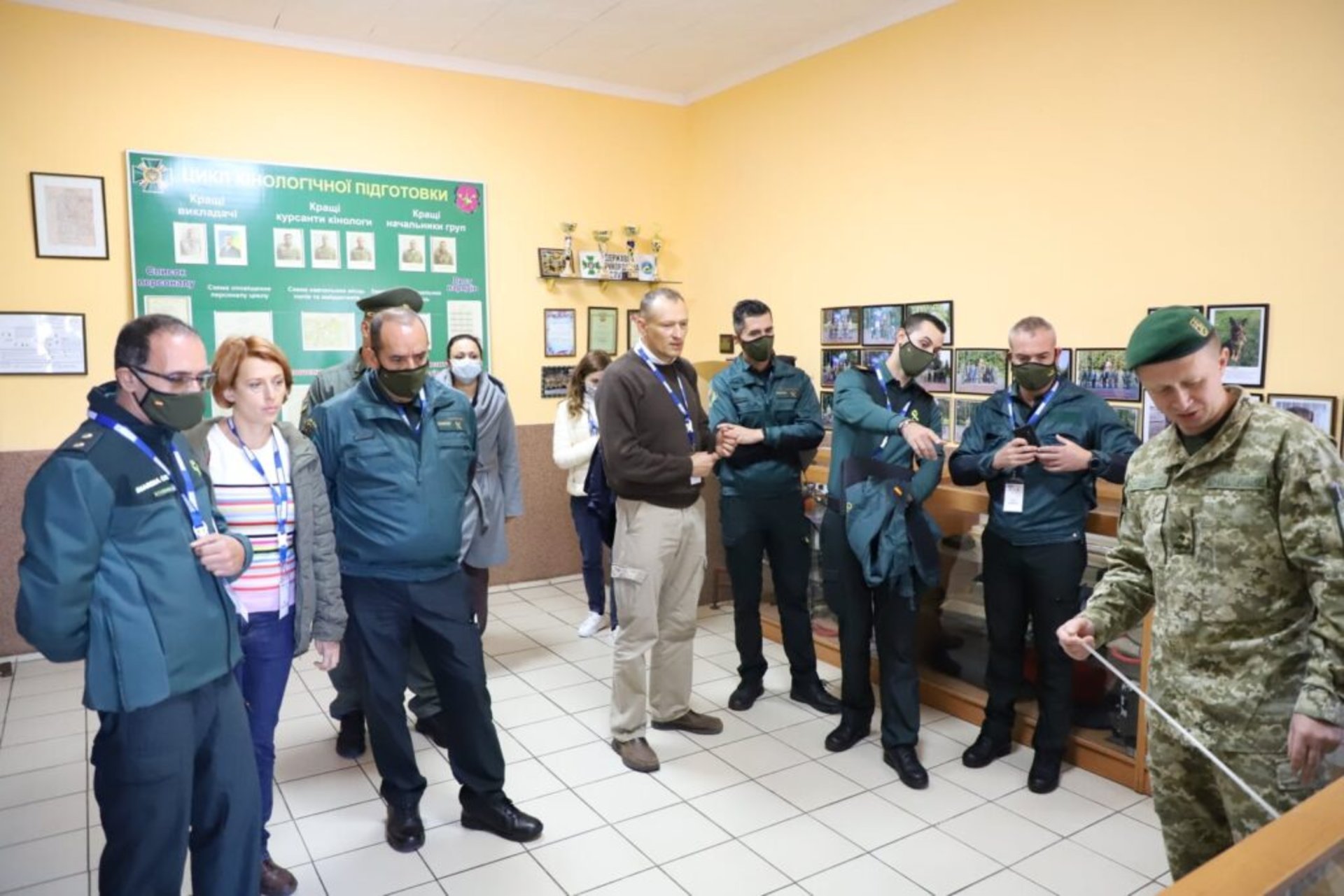 На Львівщині прикордонників відвідали представники цивільної гвардії Іспанії, фото ДПСУ