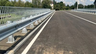 На Червоноградщині завершили капітальний ремонт мостового переходу через річку Желдець