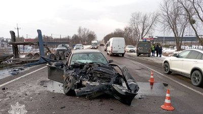 На об’їзній дорозі Львова ДТП паралізувала рух (ВІДЕО)