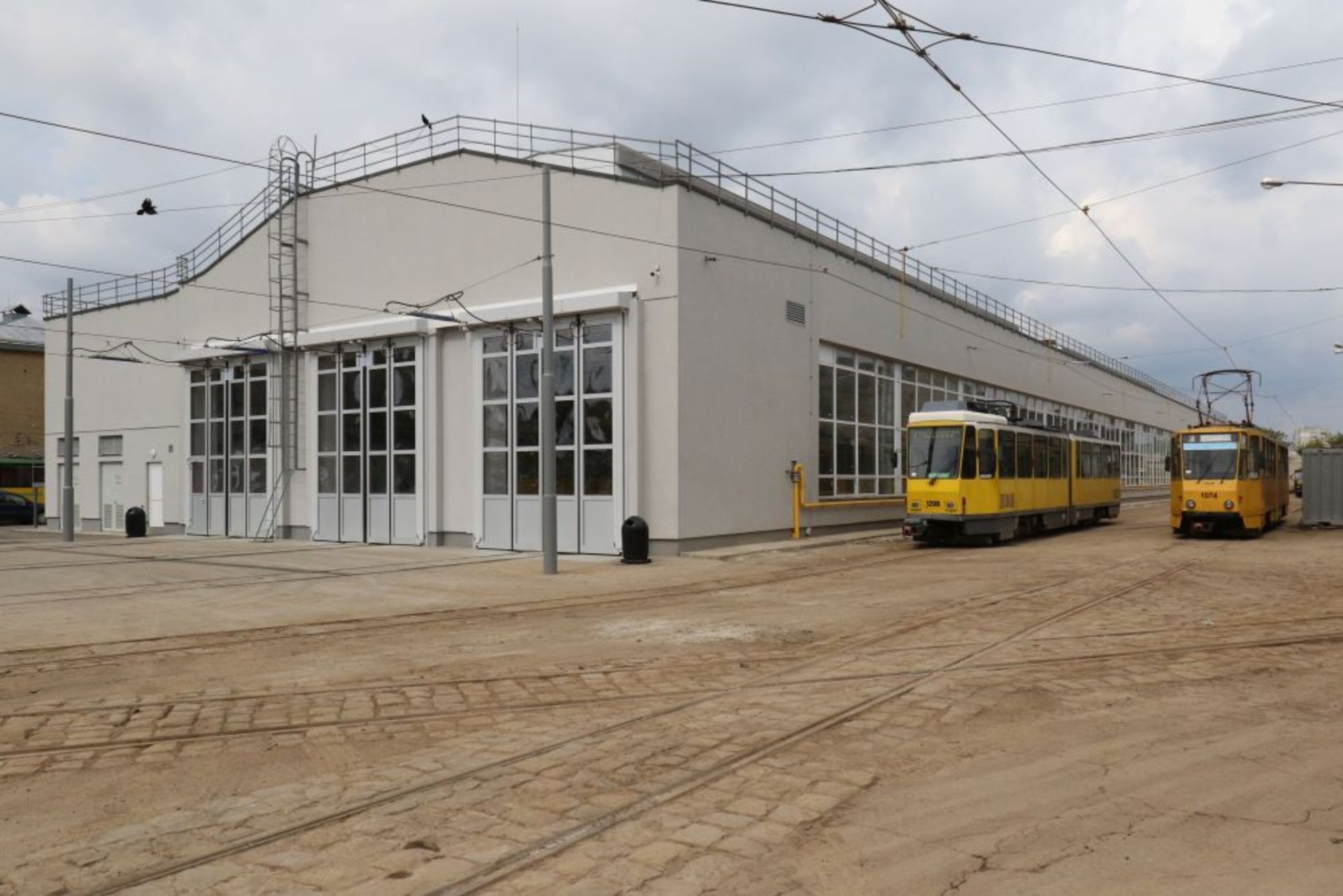 У Львові відкрили оновлене трамвайне депо на Промисловій, фото ЛМР