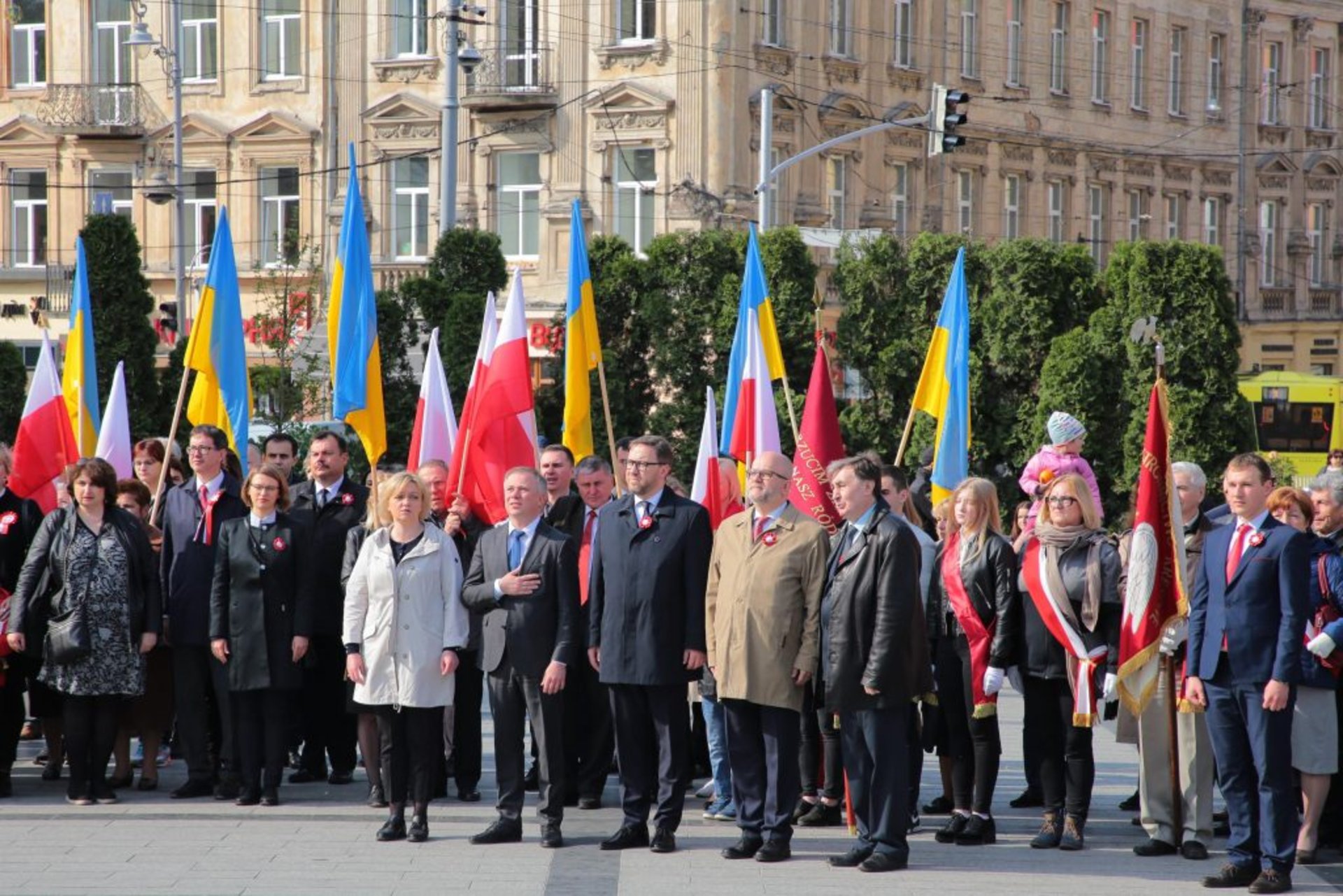 Українці і поляки спільно відзначили День Конституції Польщі. Фото прес-служба ЛОДА