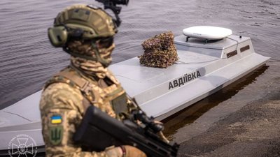 СБУ показала тестування першого дрону «Sea Baby» із тих, на які донатили українці