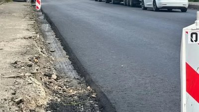 У Львові на Шевченка уклали перший рівень асфальту