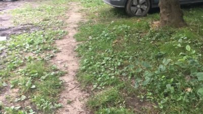 У Львові водії знищують тротуари (ФОТО)
