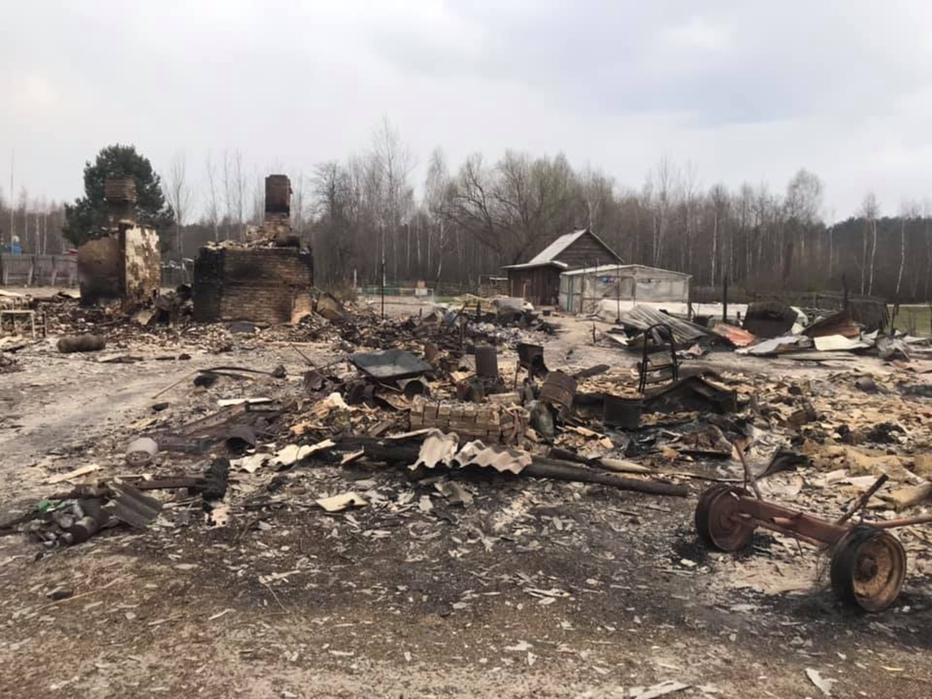 Як на Житомирщині вигоріли села. Фото: Денис Казанский.