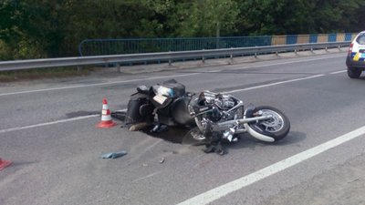 На Бродівщині у ДТП постраждало двоє неповнолітніх мотоциклістів
