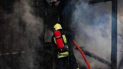 На Львівщині горів житловий будинок