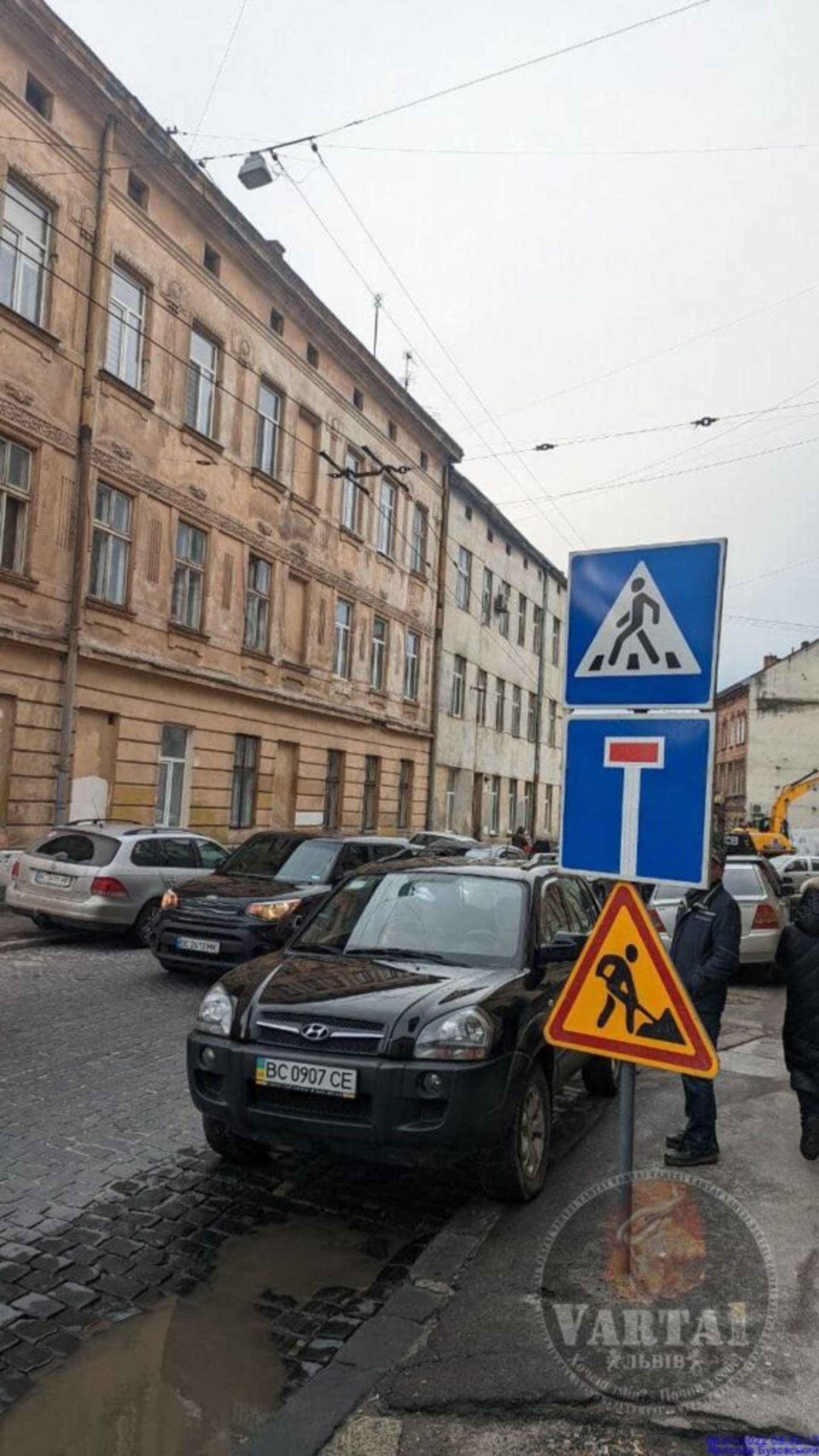 У Львові на вулиці Городоцькій другий день виникли затори