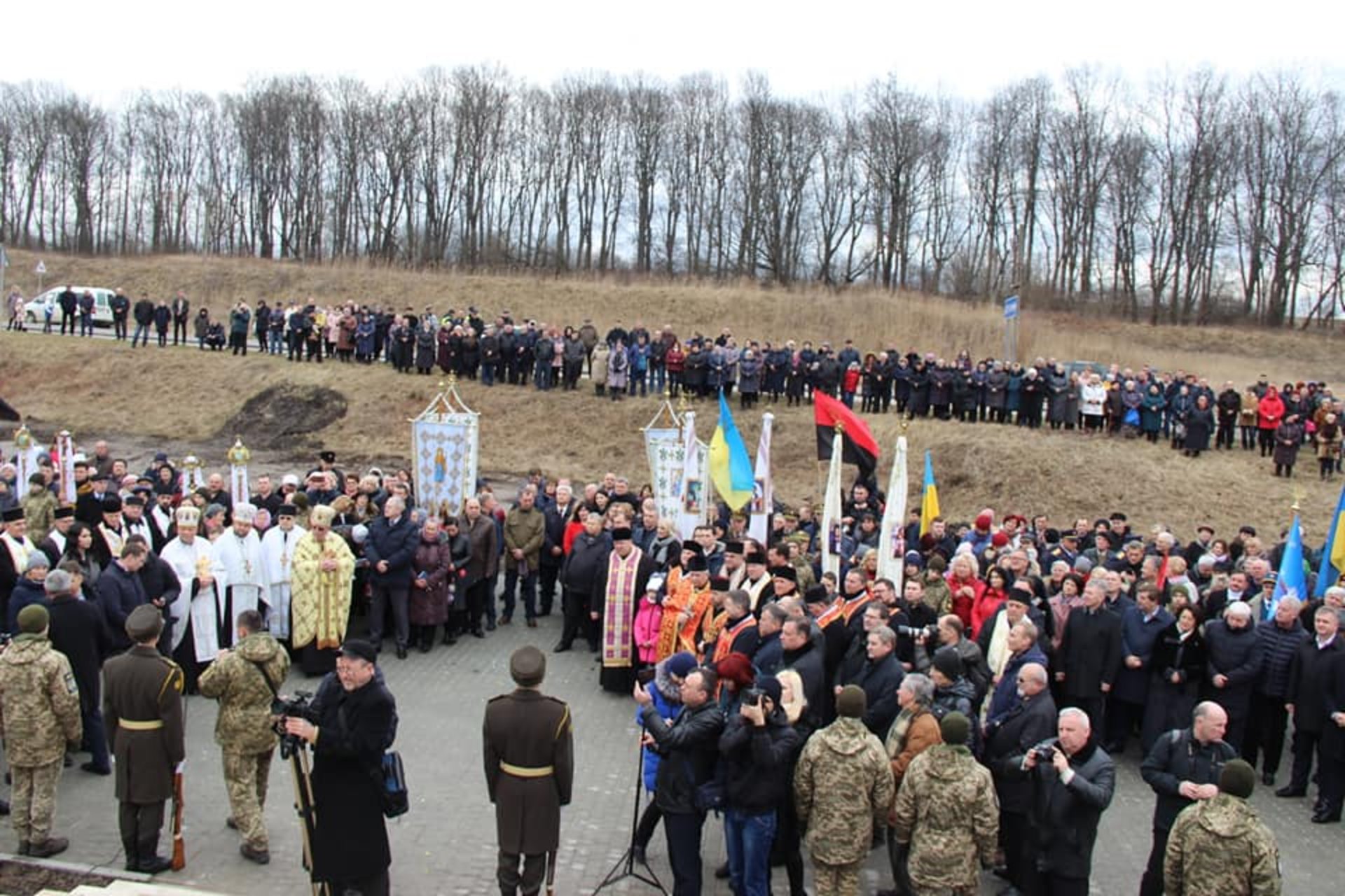 На Львівщині на місці Вовчухівської офензиви відкрили меморіа. Фото Ярослав Дубневич