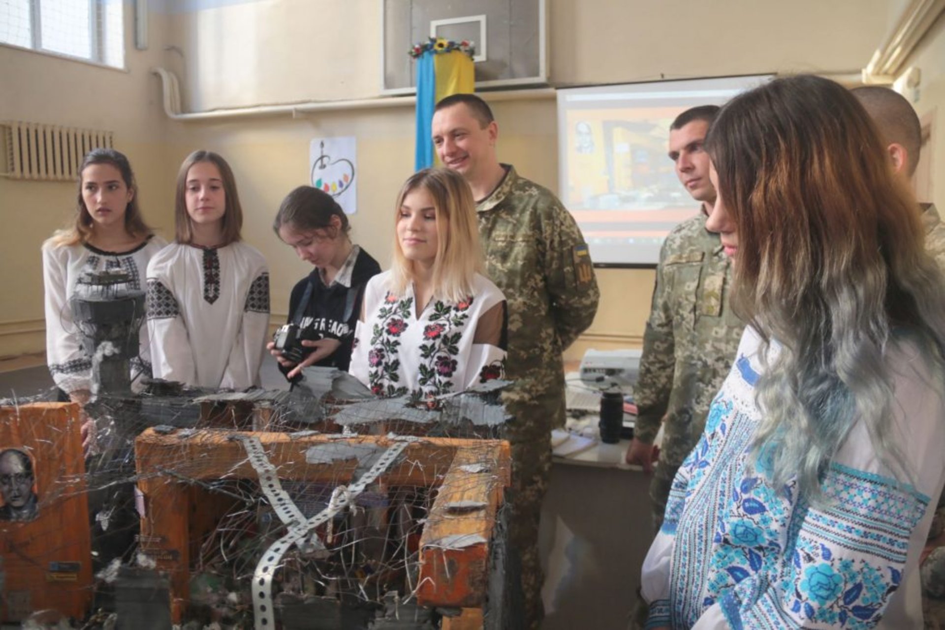 Презентація інсталяції «Битва за Донецький аеропорт».