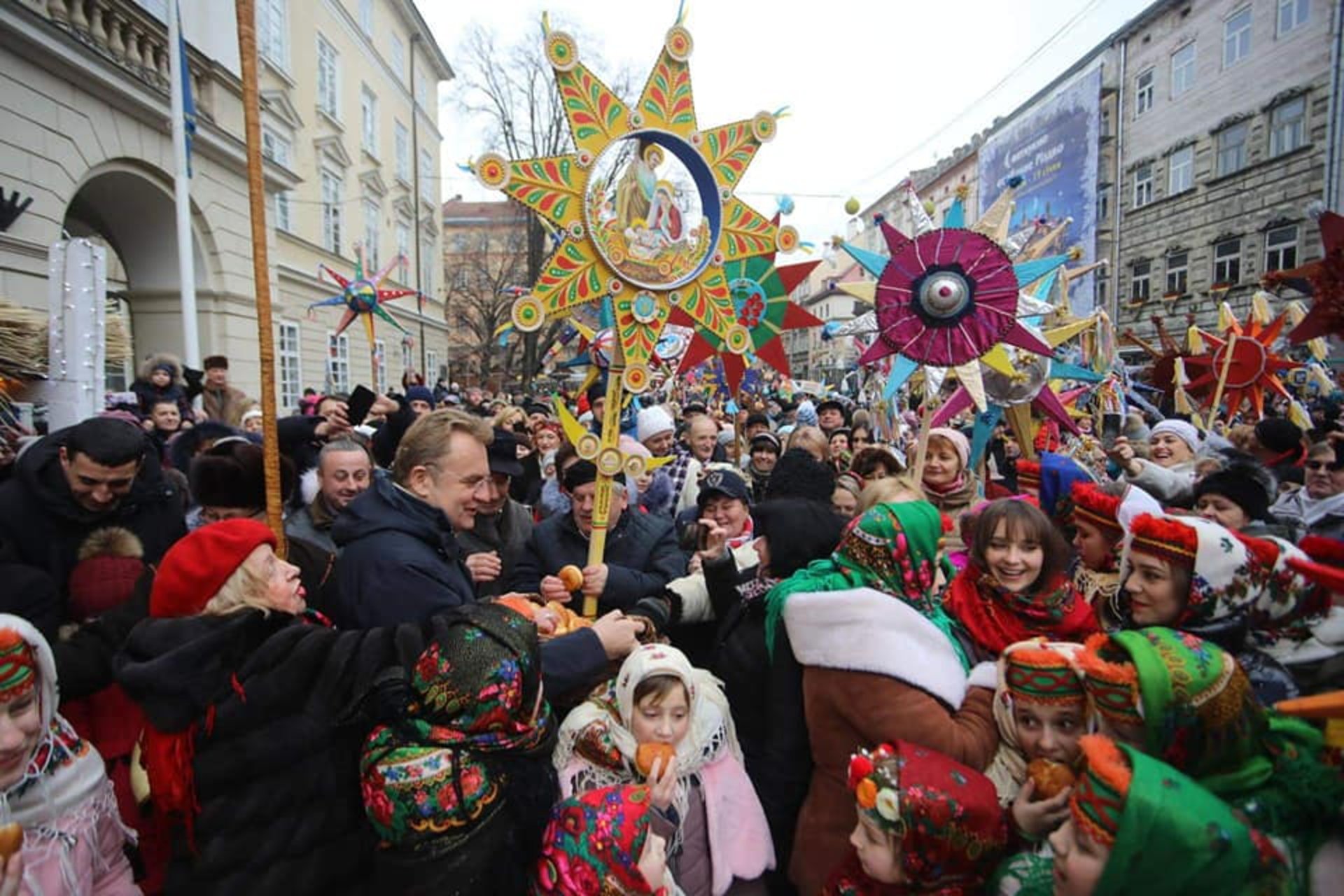 Вулицями Львова пройшла хода звіздарів. Фото Христина Процак