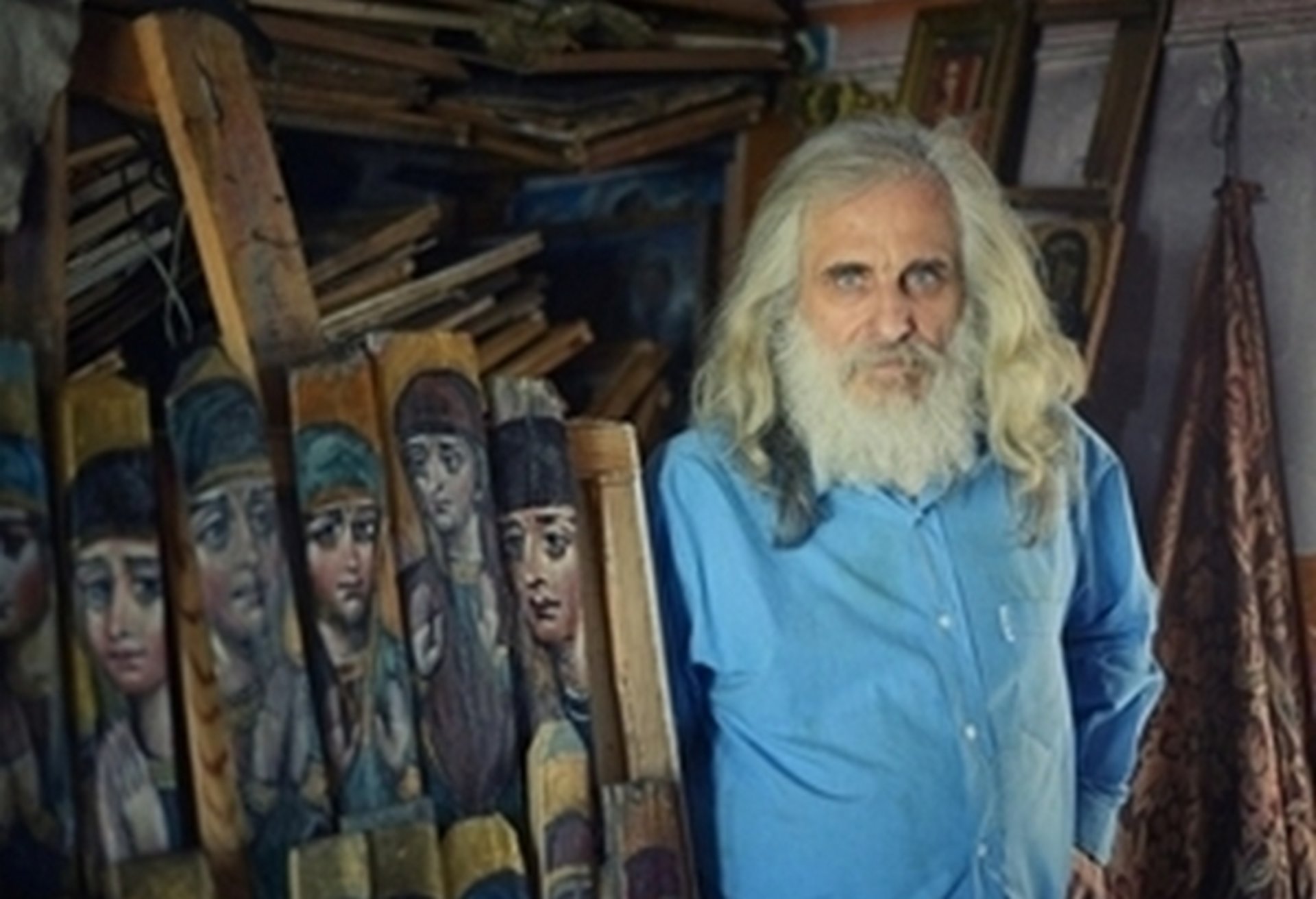 Лев Скоп та його ікони, фото з сайту http://old.dyvensvit.org
