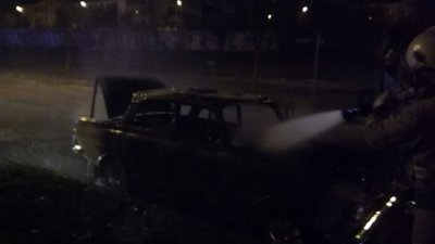 У Львові горів «Москвич»