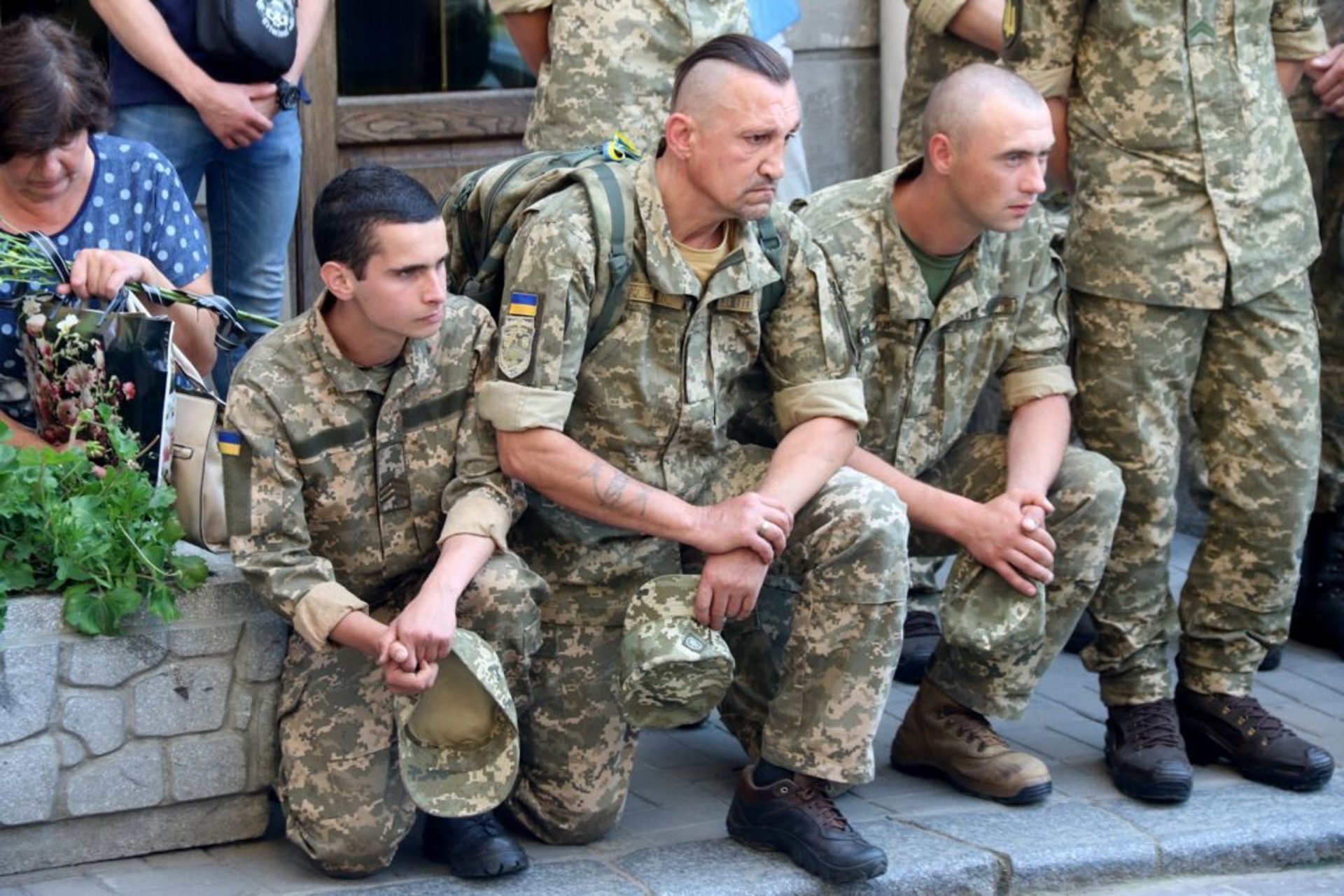 Прощання з бійцем Юрієм Довгаником, Львів, 04.06.18