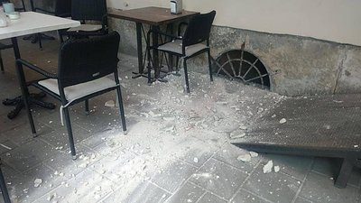 У Львові обвалилось приміщення театру Заньковецької (ФОТО)