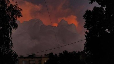 До Львова наближається грозова хмара