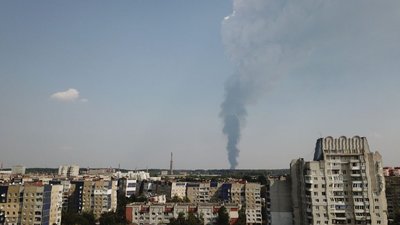 Пожежу у Чишках локалізували, загрози задимлення шкідливими речовинами для Львова нема