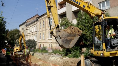 Як на вул. Пісковій у Львові триває капітальний ремонт (ФОТО, ВІДЕО)