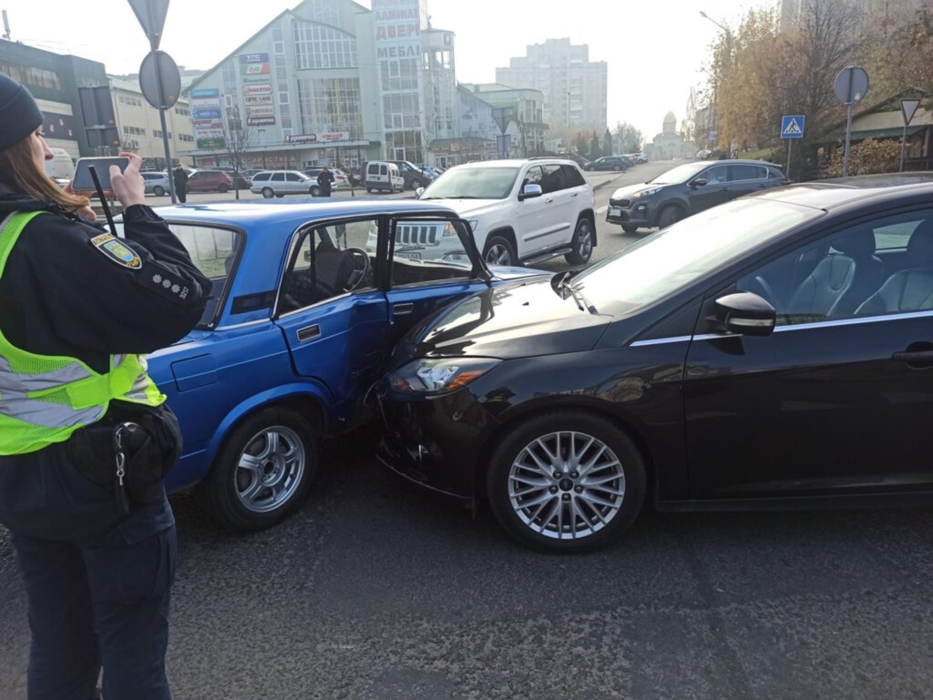 Аварія на Червоної Калини у Львові