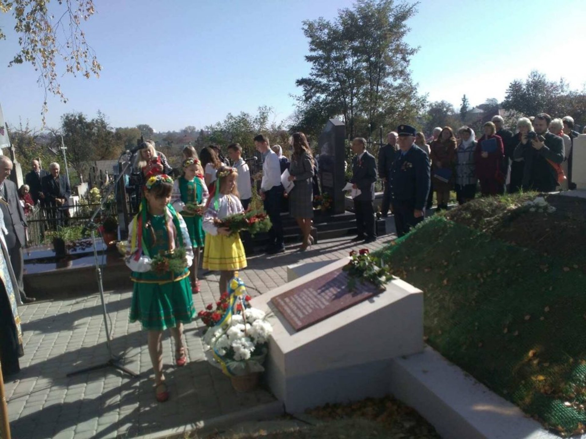 На Самбірщині освятили пам’ятний знак борцям за волю України. Фото: прес-служба ЛОДА