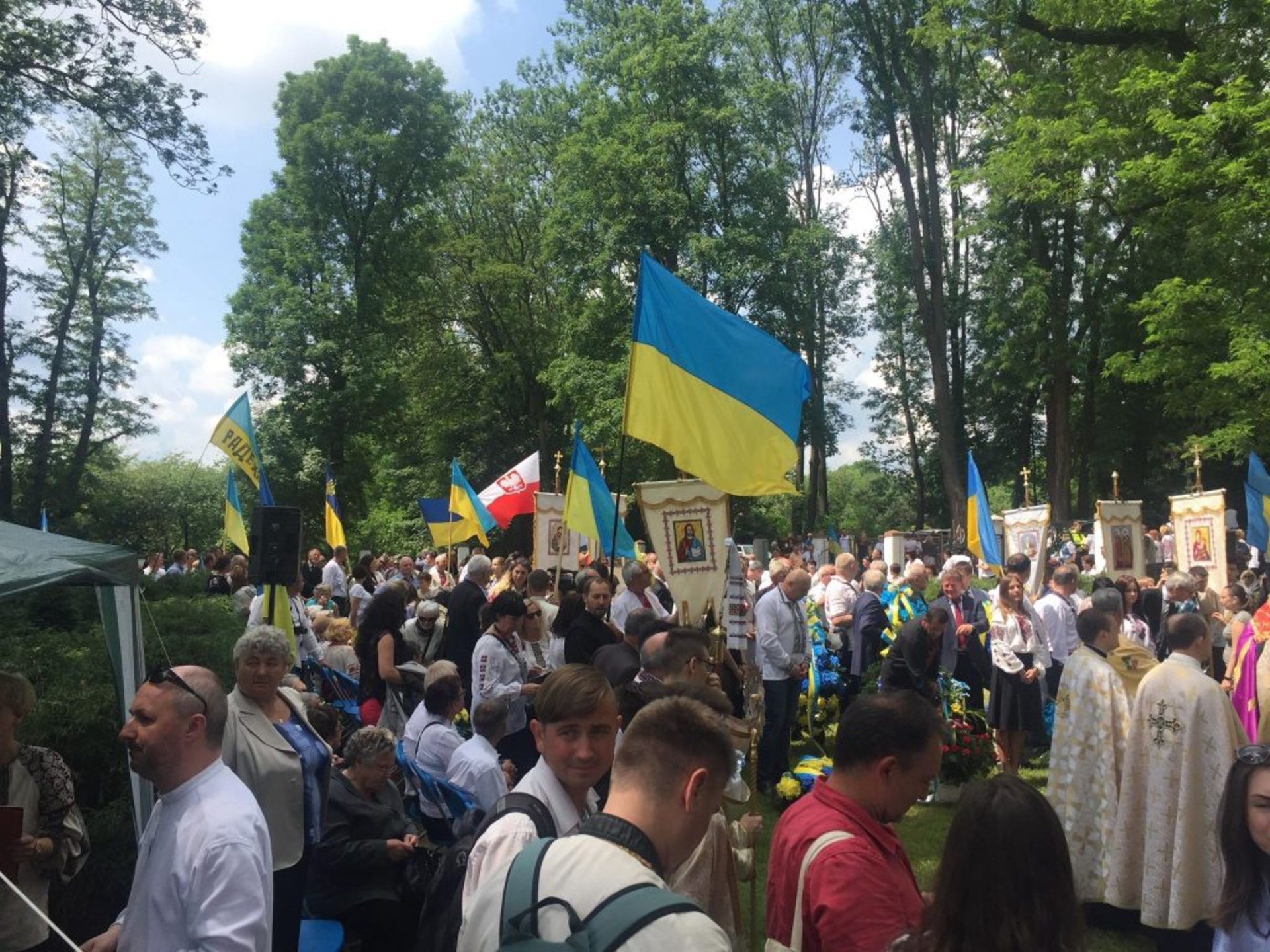 У Пикуличах вшанували полеглих українських воїнів. Фото Олега Довганика