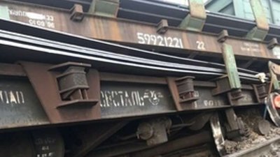 На Львівщині зійшов з рейок товарний поїзд