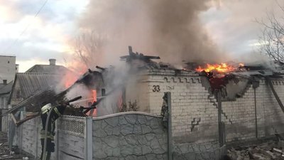 У Рубіжному горіли два житлові будинки (ФОТО)