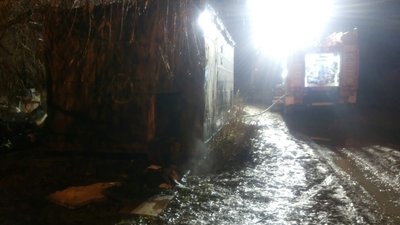У Винниках під час пожежі в металевому вагончику загинув чоловік