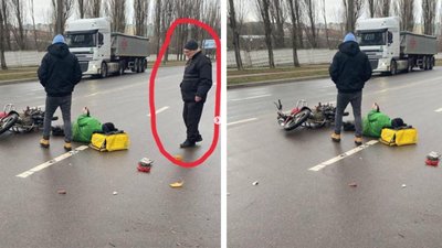 У Рівному збили кур`єра популярної служби доставки їжі (ФОТО)