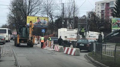 У Львові перекрили на ремонт вулицю Левандівську