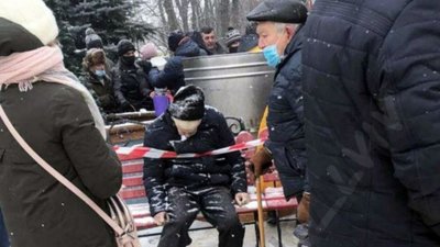 У Львові біля церкви замерз на смерть чоловік (ФОТО)