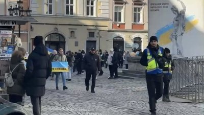У Львові пройшов мітинг за демобілізацію військових