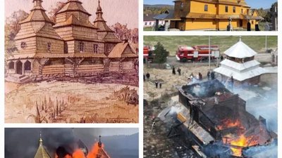 На Львівщині збирають кошти на відбудову храму, який згорів на вихідних