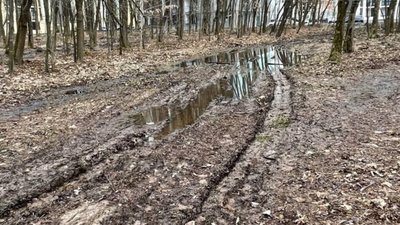 У Львові парк перетворився на болото (ФОТО)