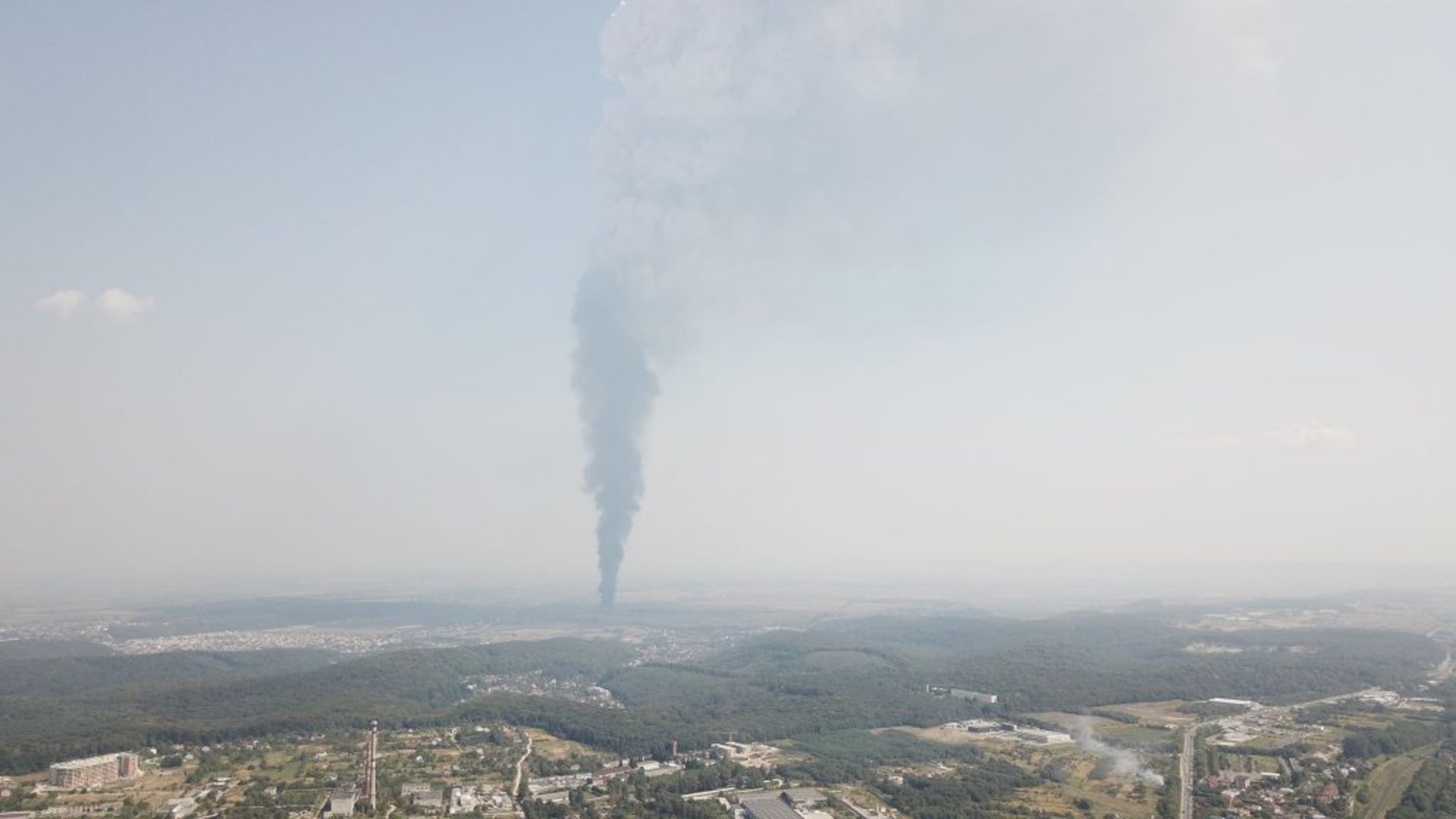 Масштабна пожежа біля Львова 30.08.2019, фото: Тарас Халус