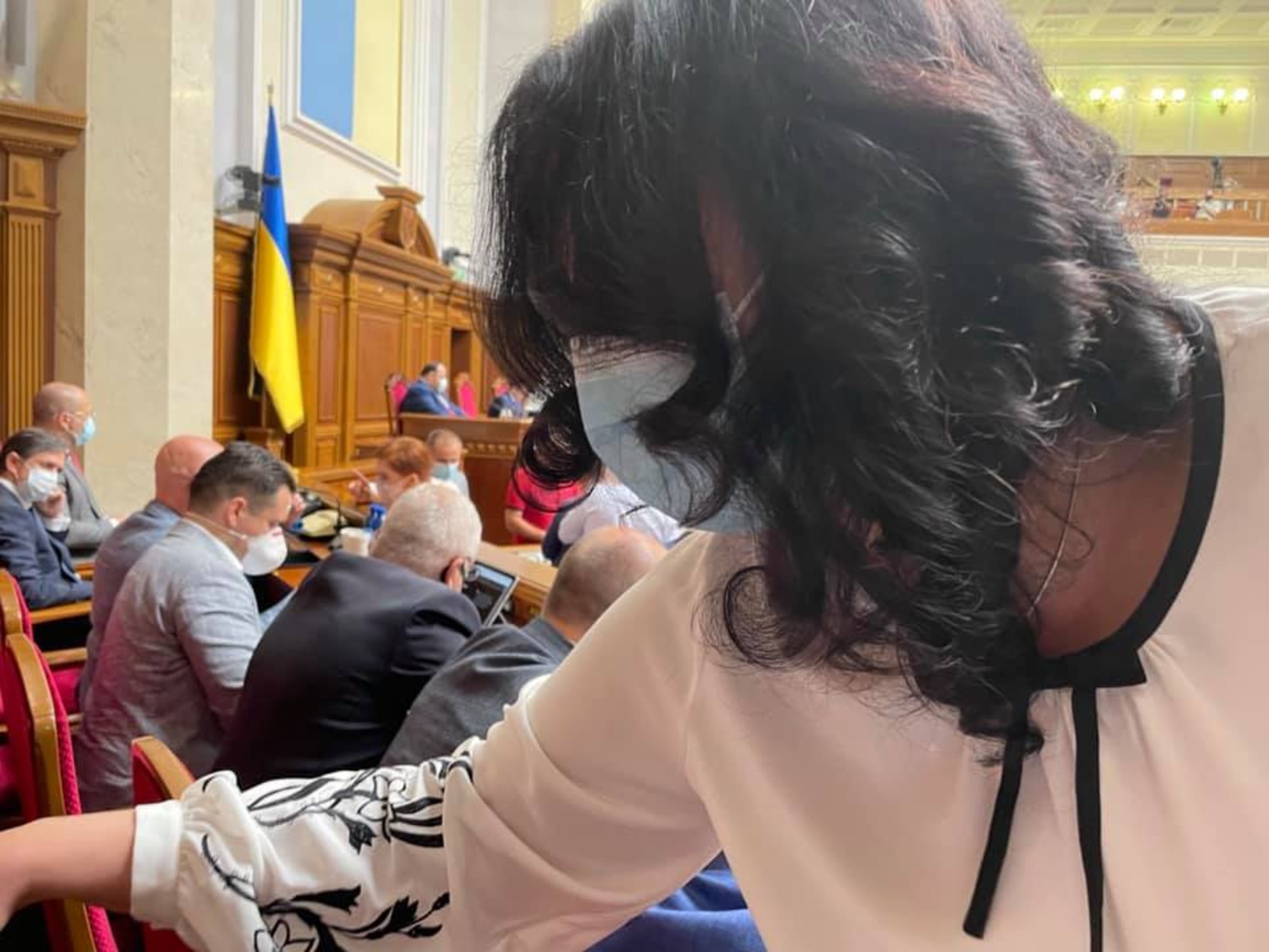 Міністру оборони Тарану подарували жіночі туфлі, фото Ірина Геращенко