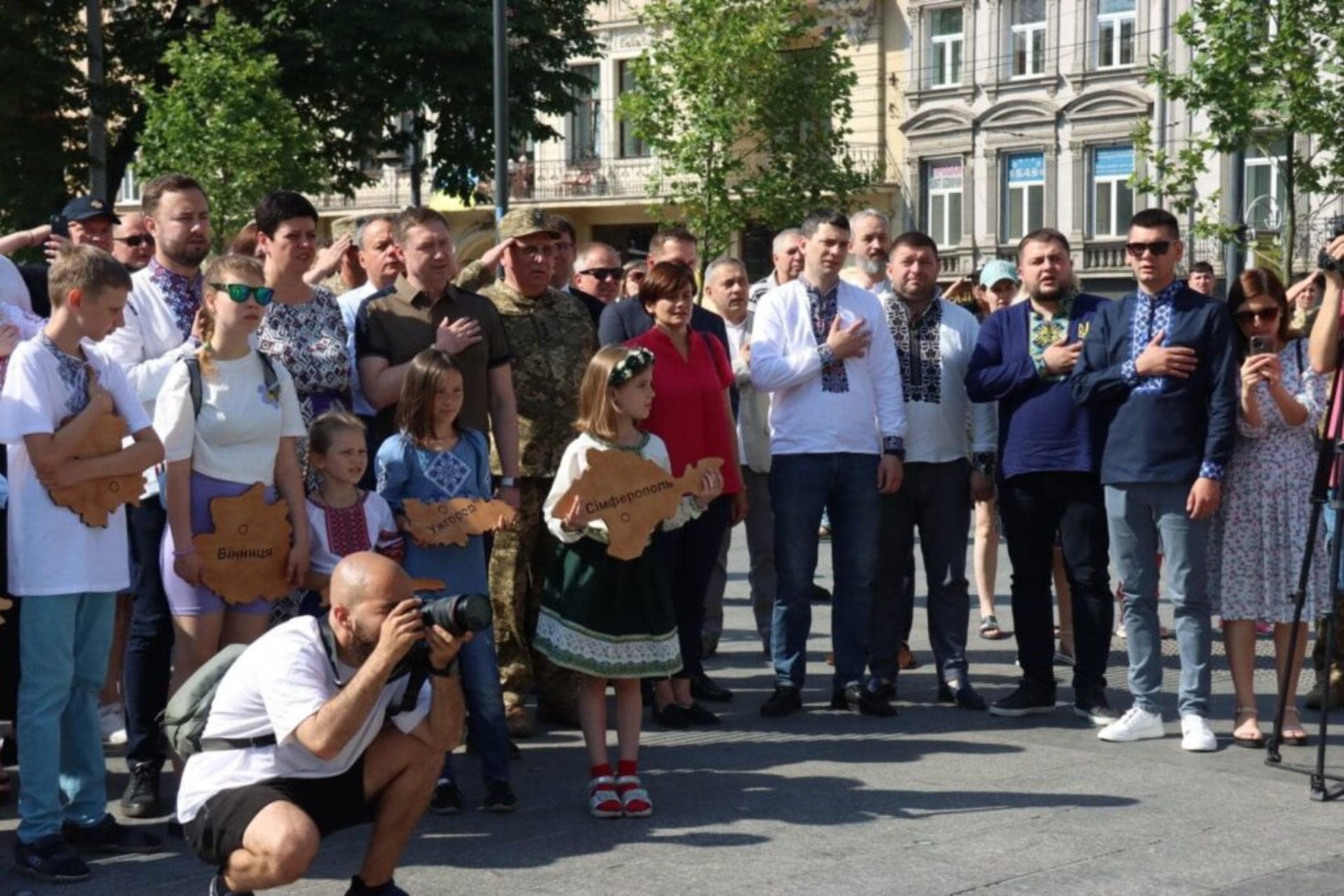 У центрі Львова відбулась акція "Єдині - непереможні", фото Юрій Холод