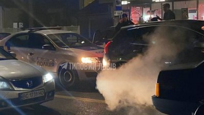 У Львові автомобіль поліції потрапив у ДТП (ФОТО)