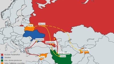 Як Іран транспортує зброю до Росії