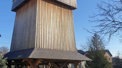 На Львівщині завершують реставрацію дзвіниці однієї із найдавніших деревʼяних церков України