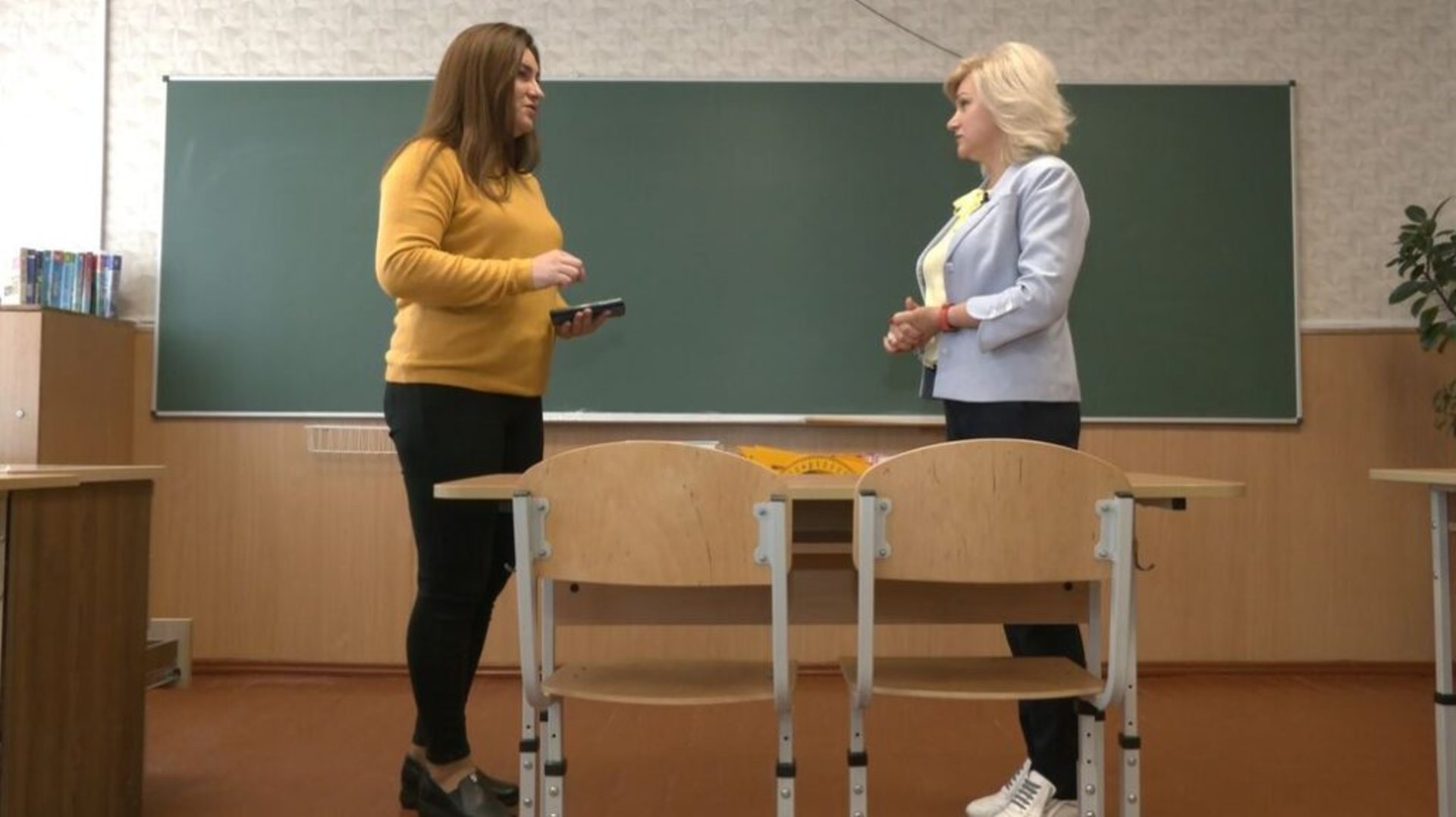 Навчання в умовах воєнного часу змінилося, – каже Оксана Мала. Фото: Суспільне Луцьк