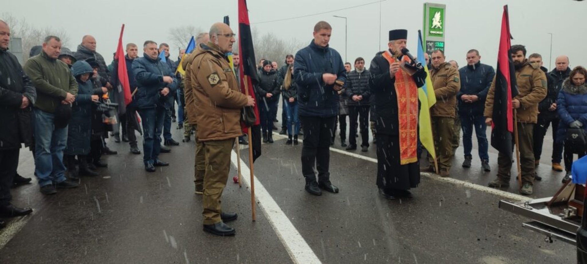 Дрогобицька громада прощається із загиблим захисником України Миколою Макухом