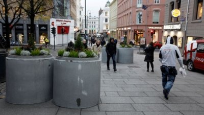 В центрі Осло встановили клумби для захисту від терористів
