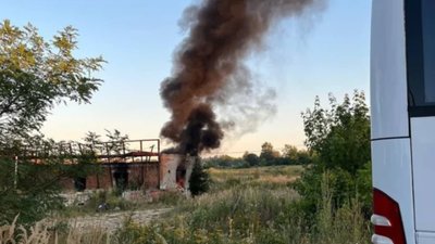 У Львові горіла закинута будівля