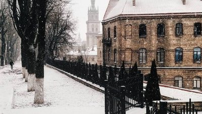 Львів і Винники засипало снігом (ФОТО)