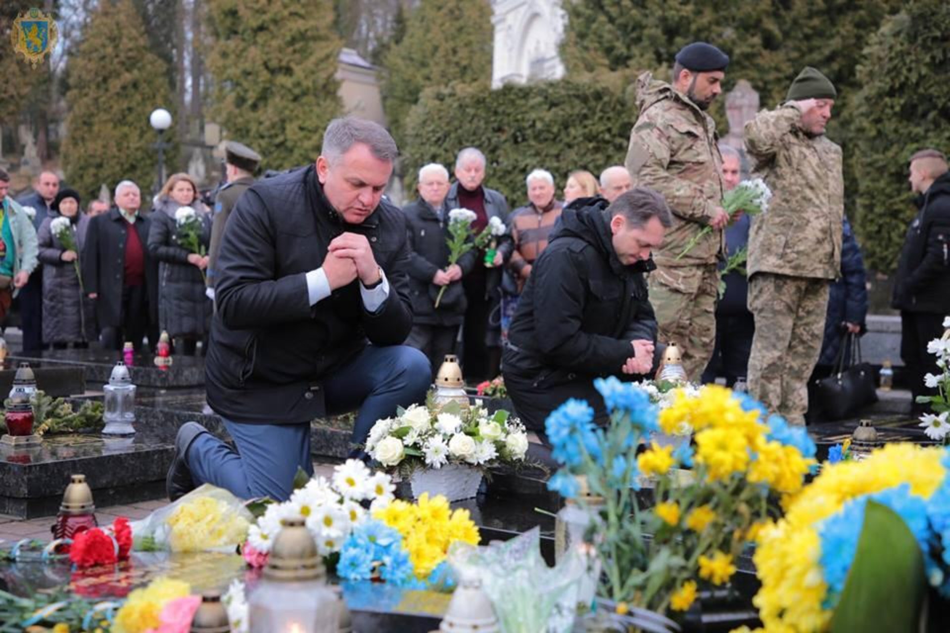 На Личакові вшанували пам'ять Героїв Небесної Сотні . Фото прес-служба ЛОДА