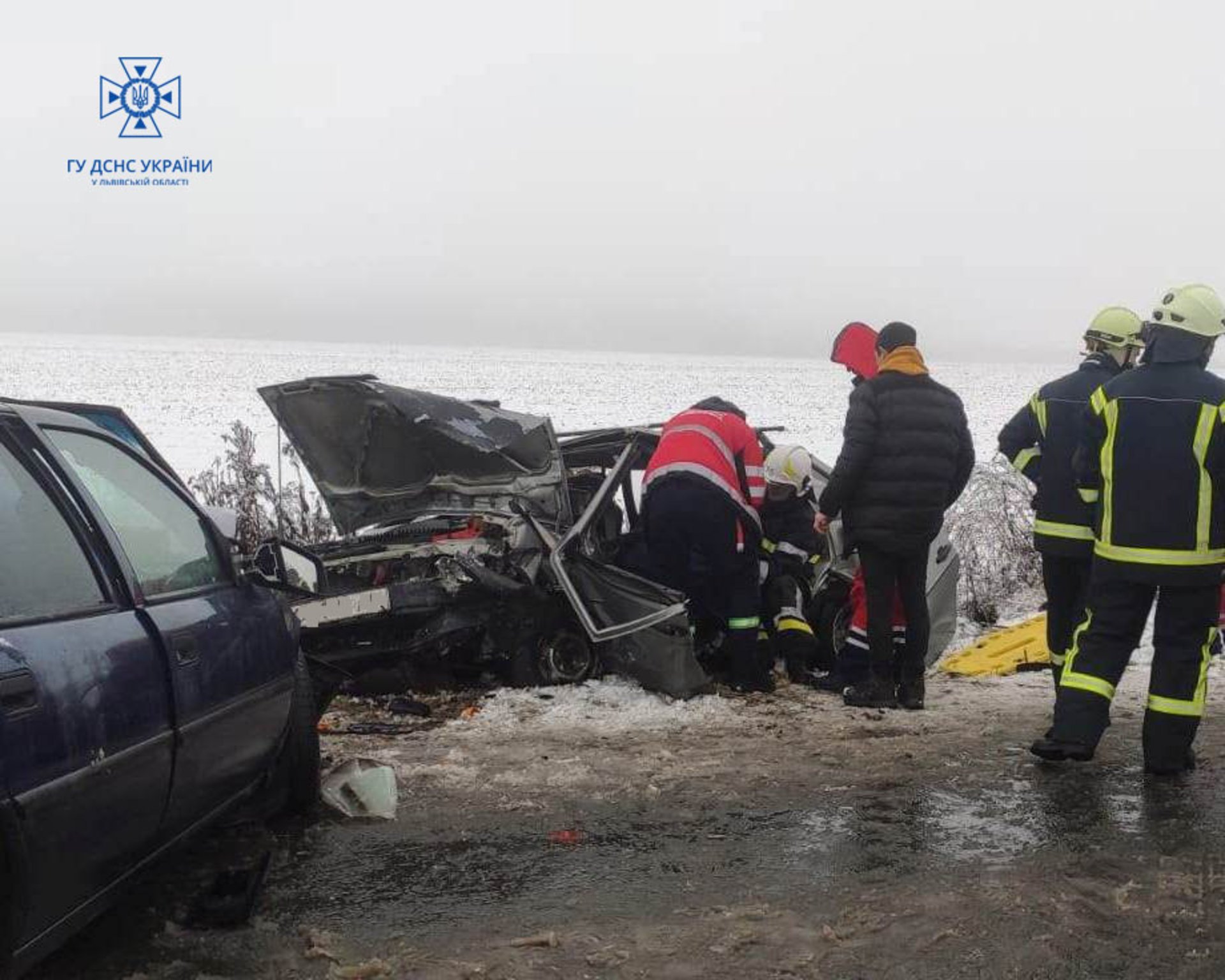 На Львівщині в автотрощі постраждало троє осіб