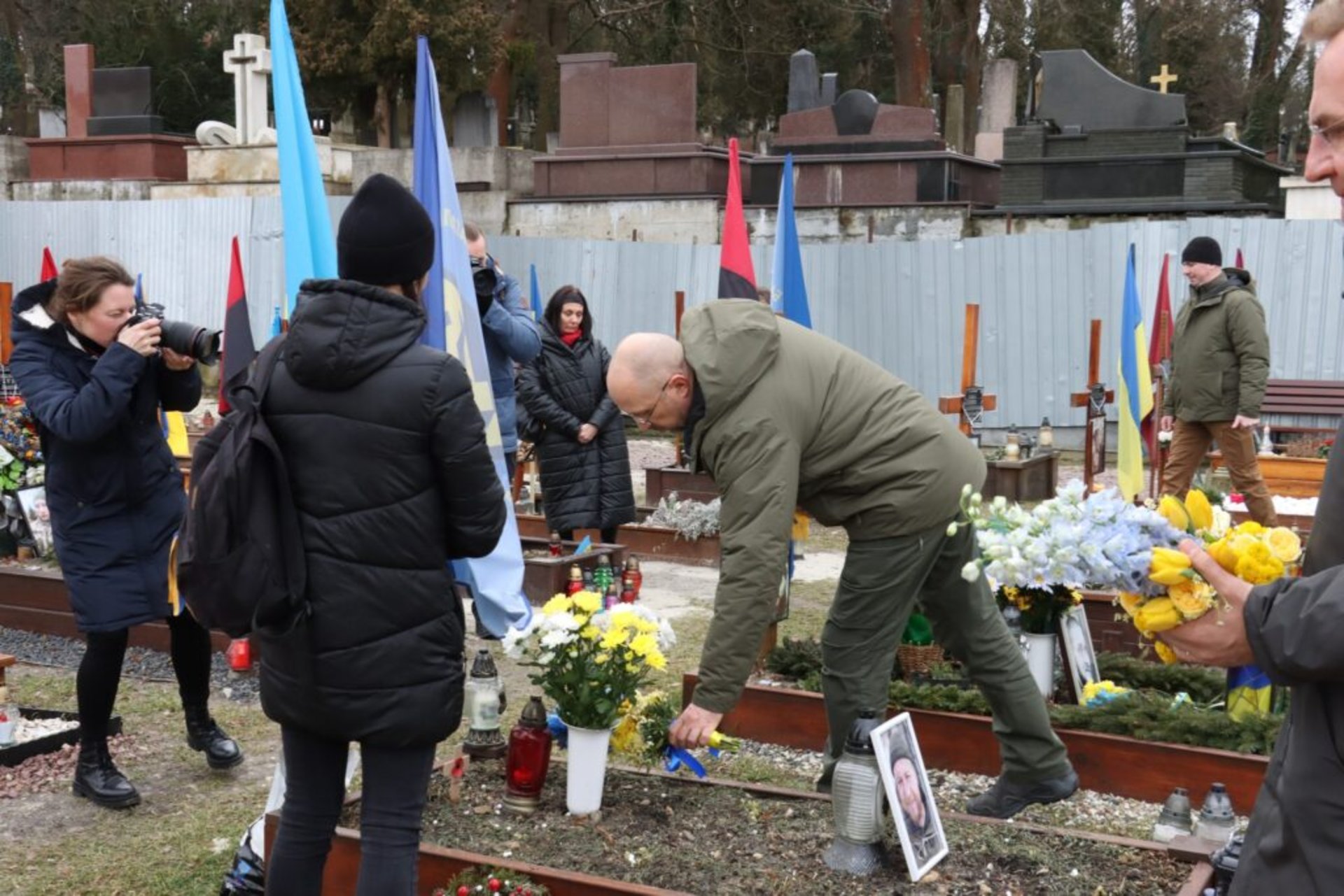 Шмигаль у рідному Львові вшанував світлу пам'ять полеглих українських Героїв, фото Павло Ткачук