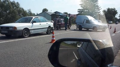 На Львівщині не розминулись три автомобілі (ФОТО)