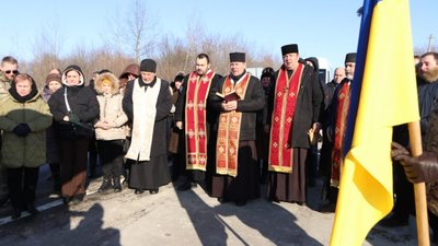 Дрогобиччина прощається з Героєм Андрієм Терпієм